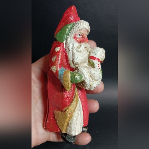 1988 House of Hatten Santa With Goose Christmas Ornament Holiday Decoration - Picture 3 of 5